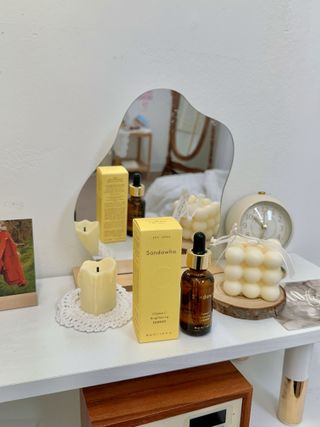 스킨큐어 산다화 비타민c 화이트닝 에센스 30ml — 5점을 준 리뷰어가 2023년 9월 올린 사용 사진