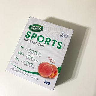 셀렉스스포츠 [복숭아맛] 셀렉스 스포츠 웨이 프로틴 파우더 스틱형 — 5점을 준 리뷰어가 2021년 5월 올린 사용 사진