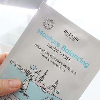 세뚜아(Cettua) [세뚜아] 모이스처 밸런싱 페이셜 마스크 Cettua Moisture Balancing Facial Mask 5매 — 5점을 준 리뷰어가 2023년 12월 올린 사용 사진