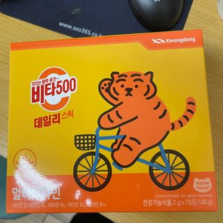 광동제약 [광동] 비타500데일리스틱 70포X2개 + 뚱랑이엽서 + 쇼핑백 증정 — 5점을 준 리뷰어가 2022년 10월 올린 사용 사진