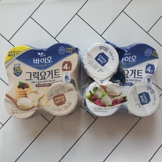 매일바이오 그릭요거트 오리지널 플레인 4개, 로스터리 커피믹스 4개 — 2점을 준 리뷰어가 2021년 12월 올린 사용 사진