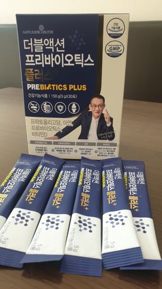 메이준뉴트리 더블액션 프리바이오틱스 플러스+ — 5점을 준 리뷰어가 2021년 5월 올린 사용 사진