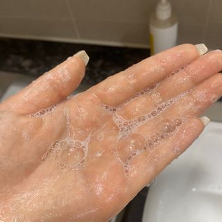랑벨 내츄럴 딥 포어 클렌저 210ml (저자극 약산성 천연 클렌징 젤) — 5점을 준 리뷰어가 2022년 3월 올린 사용 사진