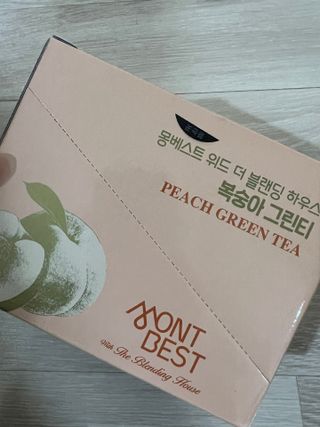몽베스트 위드더 블랜딩 하우스 _복숭아 그린티 — 5점을 준 리뷰어가 2022년 12월 올린 사용 사진