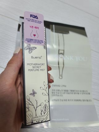 브에노 마더워트 시크릿 퍼퓸 미스트 — 5점을 준 리뷰어가 2021년 6월 올린 사용 사진