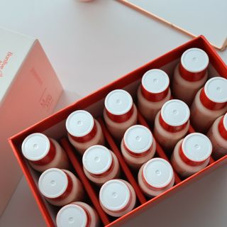 12월 15일 출시, 건강기능식품 브랜드 본리브 나 다운 시작 제품 3종 — 5점을 준 리뷰어가 2021년 2월 올린 사용 사진