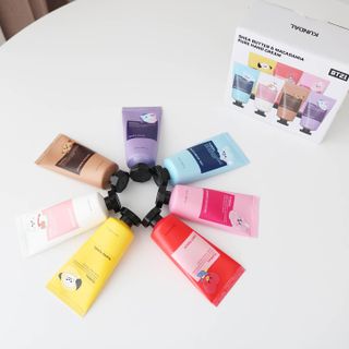 쿤달 BT21 시어버터 앤 마카다미아 퓨어 핸드크림 50ml 7구 기프트 세트 — 5점을 준 리뷰어가 2021년 3월 올린 사용 사진