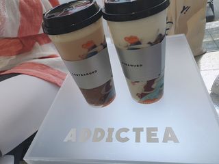 [에딕티] 메뉴 중 2잔 선택, 토핑 추가 무료(2개) — 4.5점을 준 리뷰어가 2022년 5월 올린 사용 사진