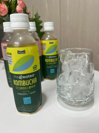 더그레잇티 콤부차 [매일유업] 더그레잇티 44kcal 콤부차 300ml *12개입 (오리지널 6개+베리리치 6개) — 5점을 준 리뷰어가 2023년 8월 올린 사용 사진