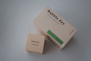 버블데이 아로마/과일 거품 입욕제 — 5점을 준 리뷰어가 2021년 7월 올린 사용 사진