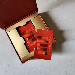 프리마인 귀족의 콜라겐, 92배 흡수율. 럭셔리 프리미엄 셀라브 콜라겐필름 30매 — 4점을 준 리뷰어가 2022년 7월 올린 사용 사진