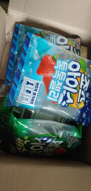 롯데제과 죠스바 아이스 톡톡 젤리 — 5점을 준 리뷰어가 2021년 10월 올린 사용 사진