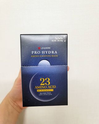 리더스코스메틱 리더스 프로 하이드라 아미노 슬리핑 마스크 — 5점을 준 리뷰어가 2021년 1월 올린 사용 사진
