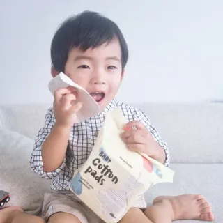 디어엘로디 오가닉 무표백 건티슈 — 5점을 준 리뷰어가 2022년 8월 올린 사용 사진