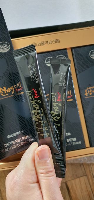 서울약사신협 약사신협_천명플러스스틱_10mlx30포 — 4.5점을 준 리뷰어가 2021년 3월 올린 사용 사진