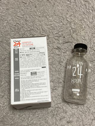 클린24시간 1BOX(5포) + 전용보틀(500ml) — 5점을 준 리뷰어가 2022년 9월 올린 사용 사진