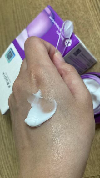 [후르디아] 72시간 블루베리 속살 수분크림 — 5점을 준 리뷰어가 2022년 3월 올린 사용 사진
