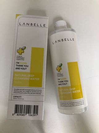랑벨 내츄럴 딥 클렌징 워터 500ml — 5점을 준 리뷰어가 2022년 6월 올린 사용 사진