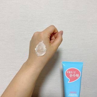 IO 아이오 오늘도 넌 순수해 - 약산성 클렌징폼 — 5점을 준 리뷰어가 2021년 2월 올린 사용 사진