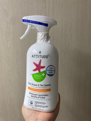에티튜드 천연 데일리 욕조 클리너 EWG 그린 욕조세제 저자극 하이포알러제닉 친환경 비건 — 5점을 준 리뷰어가 2022년 8월 올린 사용 사진