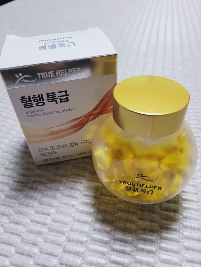 혈행 특급 초임계알티지 오메가3 1박스 2개월 리뷰 사진
