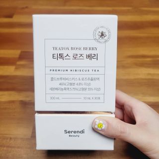 세렌디뷰티_이너뷰티 티톡스 로즈 베리 — 5점을 준 리뷰어가 2021년 3월 올린 사용 사진
