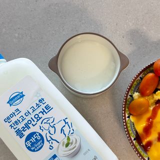 *구매평_[덴마크] 진하고 더 고소한 무가당 플레인 요거트 1.8L — 5점을 준 리뷰어가 2025년 9월 올린 사용 사진