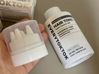소담스퀘어 상암 에브리톡톡 헤어토닉 120ml — 5점을 준 리뷰어가 2022년 11월 올린 사용 사진