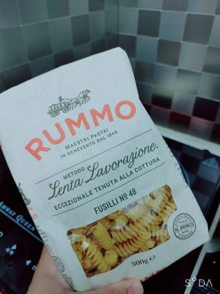 이탈리안 프리미엄 파스타 룸모 Rummo 파스타 2종 + 바질 페스토 + 블랙 트러플 페이스트 — 5점을 준 리뷰어가 2021년 7월 올린 사용 사진