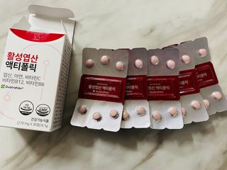[리노브] 4세대 활성엽산 액티폴릭 270mg x 30정 — 5점을 준 리뷰어가 2022년 8월 올린 사용 사진