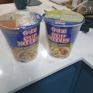 NISSIN 닛신 컵누들  4종 - 씨푸드오리지날, 씨푸드 스파이시, 씨푸드 커리, 씨푸드 XO소스 — 5점을 준 리뷰어가 2022년 12월 올린 사용 사진