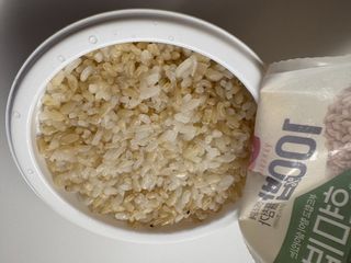 [구매평]양반 동원 양반 100밥 현미밥, 130g, 12개 — 5점을 준 리뷰어가 2025년 4월 올린 사용 사진