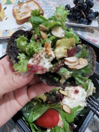 참살이도시락 작심삼일 샐러드도시락 3개 맛보기 새벽배송 또는 택배배송 — 5점을 준 리뷰어가 2021년 9월 올린 사용 사진