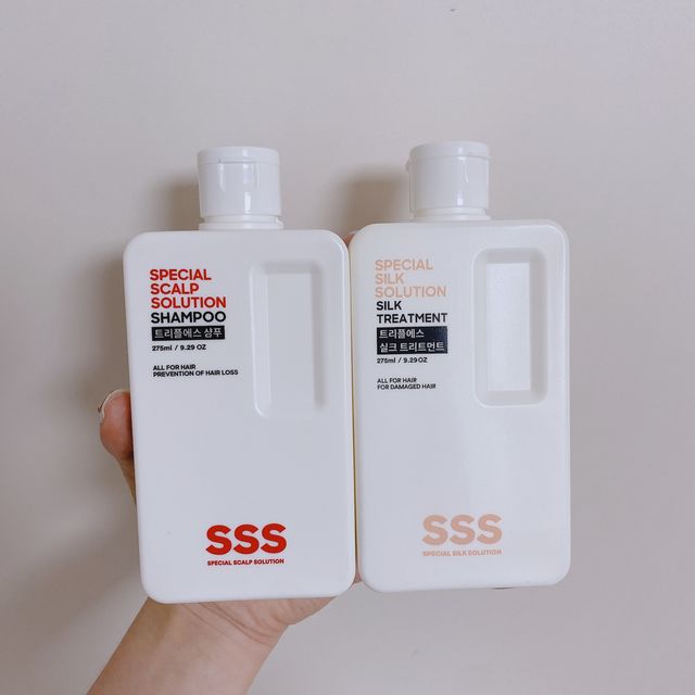 트리플에스 탈모 샴푸 275ml + 실크 트리트먼트 275ml 리뷰 사진