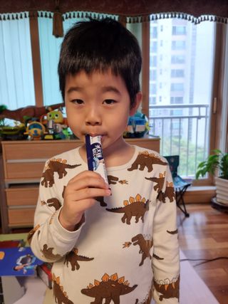 키즈텐플러스 연세 키즈텐 플러스 1개월 — 5점을 준 리뷰어가 2021년 4월 올린 사용 사진