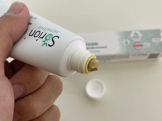 건선/아토/습진/민감성 피부 천연보습진정크림 소리온 크림 & 센시티브 크림 50g — 4.5점을 준 리뷰어가 2022년 1월 올린 사용 사진
