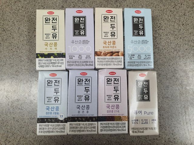 완전두유 국산콩 종합세트_8종혼합 리뷰 사진