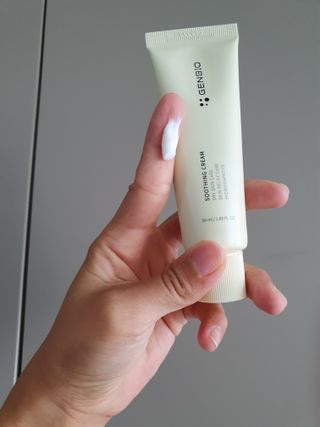 젠바이오 코스메틱스 젠바이오수딩크림]   가려운 피부 & 아토피 원픽 크림 — 4.5점을 준 리뷰어가 2022년 9월 올린 사용 사진