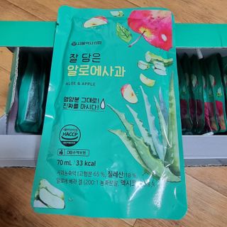 서울약사신협 잘 담은 알로애사과_70ml x 30포 — 5점을 준 리뷰어가 2021년 9월 올린 사용 사진