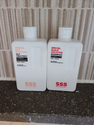 트리플에스 탈모 샴푸 275ml + 실크 트리트먼트 275ml — 5점을 준 리뷰어가 2021년 2월 올린 사용 사진