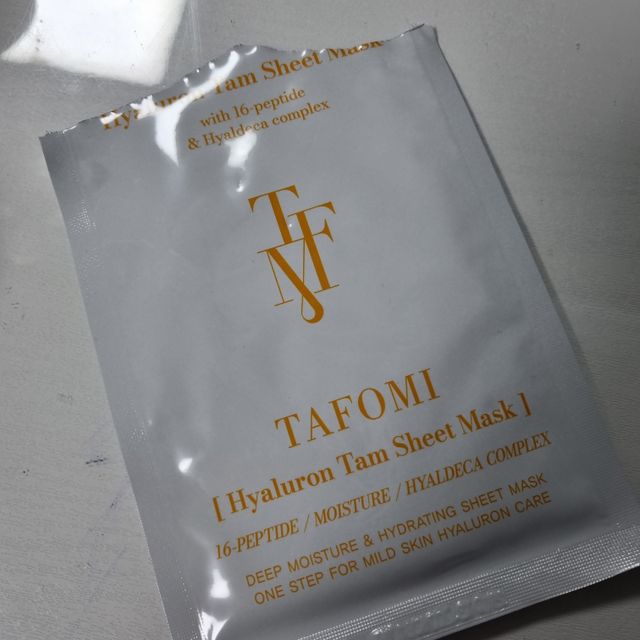 타포미 히알루론 탐 시트 마스크 30ml 리뷰 사진