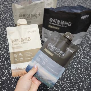 일일하우 슬리밍 플랜B 고소한 귀리맛, 진한 카카오맛 (체중조절식) — 5점을 준 리뷰어가 2023년 6월 올린 사용 사진