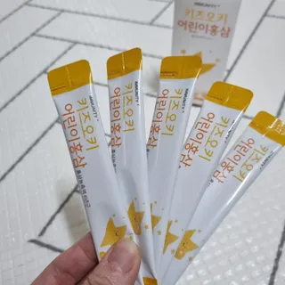 [이뮤니티플러스]우리아이 면역오키, 건강오키 _ 키즈오키 어린이홍삼 10포 1box — 5점을 준 리뷰어가 2022년 2월 올린 사용 사진