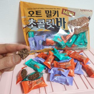 델리스 오트 밀키 초콜릿 바 — 5점을 준 리뷰어가 2022년 4월 올린 사용 사진