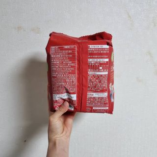 [풀무원] 자연은맛있다 정면, 백면, 홍면  세트 — 4점을 준 리뷰어가 2021년 4월 올린 사용 사진
