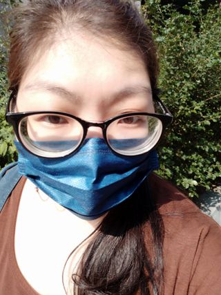 에어에이드 컬러 덴탈 마스크 — 5점을 준 리뷰어가 2021년 8월 올린 사용 사진
