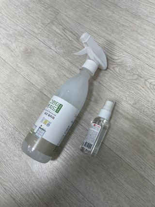 [엠메이데이] 그린티 피톤치드 감쪽같이 500ml + 손소독액 50ml — 5점을 준 리뷰어가 2022년 3월 올린 사용 사진
