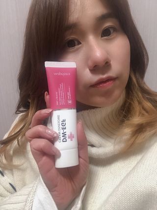 이지듀 DW-EGF 크림 다이브좀_콜라겐이 쏙쏙, 탄력피부로 다이빙 — 5점을 준 리뷰어가 2021년 2월 올린 사용 사진