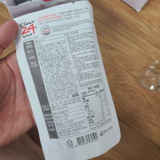 클린24시간 1BOX(5포) + 전용보틀(500ml) — 5점을 준 리뷰어가 2022년 8월 올린 사용 사진