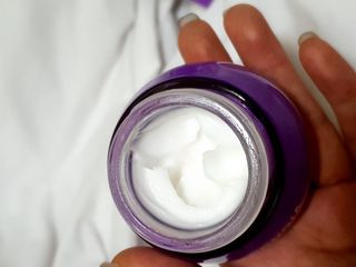 [후르디아] 72시간 블루베리 속살 수분크림 — 4.5점을 준 리뷰어가 2021년 2월 올린 사용 사진